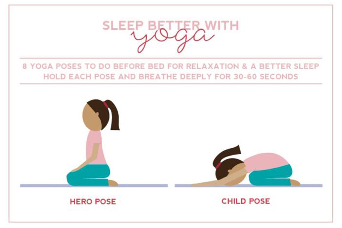 Sleep better with yoga image