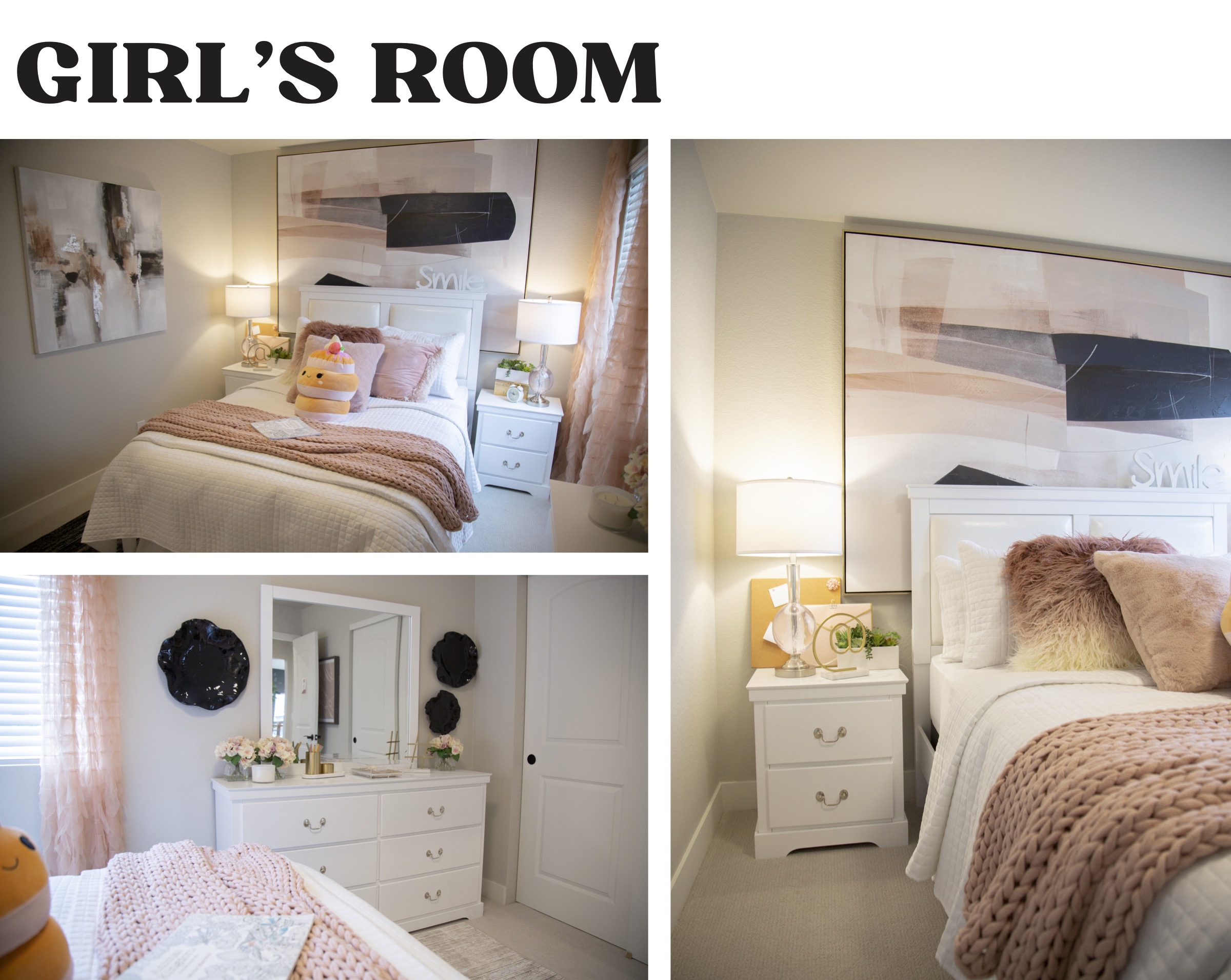 Girl's Bedroom Design St. Jude Denver Home 2023