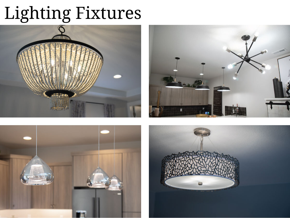 Lighting Fixtures Collage