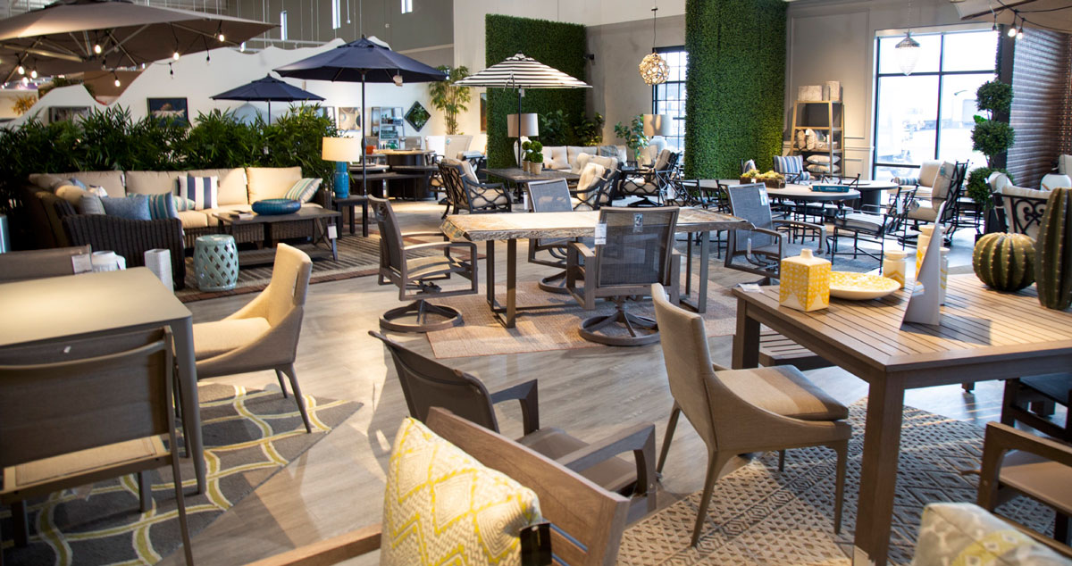 Patio Furniture Selection at the Showroom by Furniture Row